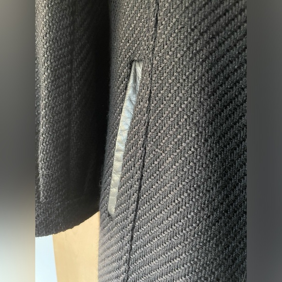 Mackage Black Textured Wool Coat Size L - Picture 10 of 15